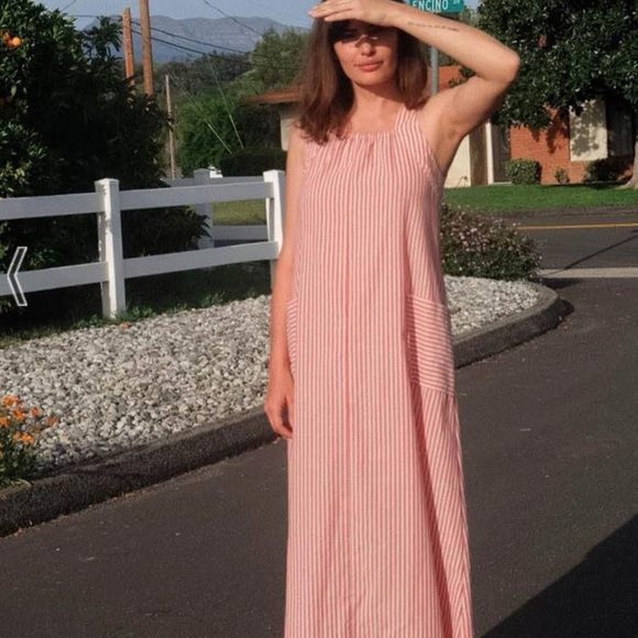 Christy Dawn Etta Dress / NWT Blue Harvest Stripe / Size Medium - Picture 4 of 12